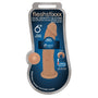 Curve Toys FLESHSTIXXX 6 in. Posable Dual Density Silicone Dildo with Suction Cup Tan - Royal Sins