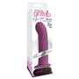 Curve Toys Gossip Gee Spot Rechargeable Remote - Controlled 7.5 in. Silicone Vibrating G - Spot Dildo Violet - Royal Sins