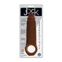 Curve Toys Jock 2 in. Enhancer with Ball Strap Extension Sheath Brown - Royal Sins