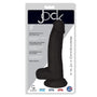 Curve Toys Jock 8 in. Dildo with Balls & Suction Cup Midnight - Royal Sins