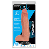 Curve Toys Jock 9 in. Vibrating Dildo with Balls & Suction Cup Beige - Royal Sins
