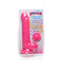 Curve Toys Lollicock 7 in. Silicone Dildo with Balls & Suction Cup Cherry - Royal Sins