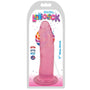 Curve Toys Lollicock Slim Stick 7 in. Dildo with Suction Cup Cherry Ice - Royal Sins