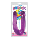 Curve Toys Lollicock Sweet Slim Double Dipper Dual Ended Dildo Grape - Royal Sins