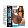 Curve Toys Mistress Perfect Ass Cece Vibrating Dual Density Ass Stroker Dark - Royal Sins