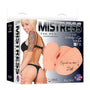 Curve Toys Mistress Perfect Fuck Zoe Jackhammer Vibrating Dual Entry Masturbator Beige - Royal Sins