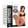 Curve Toys Mistress Perfect Pussy Lexi Vibrating Stroker with Simulated Pubic Bone Tan - Royal Sins