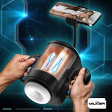 Cyber Milker Stroking & Vibrating Masturbator - Royal Sins