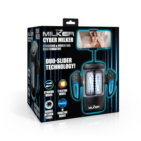 Cyber Milker Stroking & Vibrating Masturbator - Royal Sins