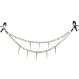 Daggers Double Chain Nipple Clamps - Royal Sins