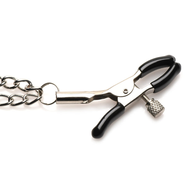 Daggers Double Chain Nipple Clamps - Royal Sins