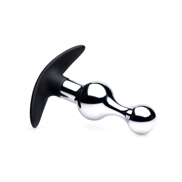 Dark Drop Metal & Silicone Anal Plug - Royal Sins