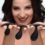 Dark Droplets 3 Piece Curved Silicone Anal Trainer Set - Royal Sins