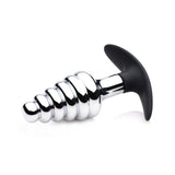 Dark Hive Metal & Silicone Anal Plug - Royal Sins