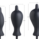 Dark Inflator Silicone Inflatable Anal Plug - Royal Sins