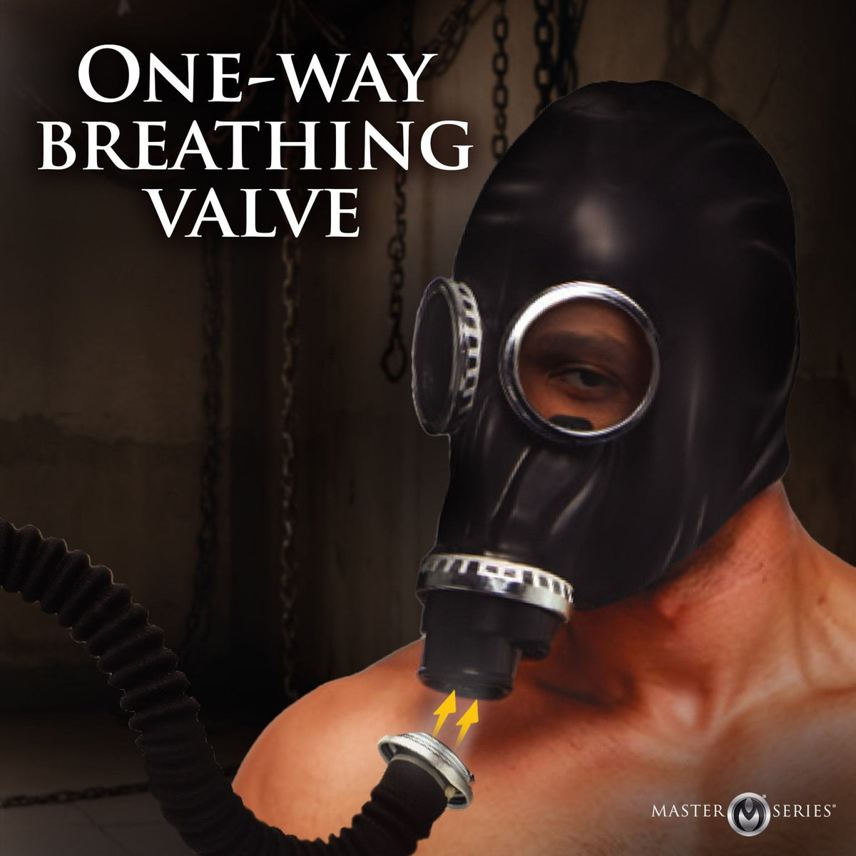 Dark Inhaler Gas Mask with Bottle - Royal Sins