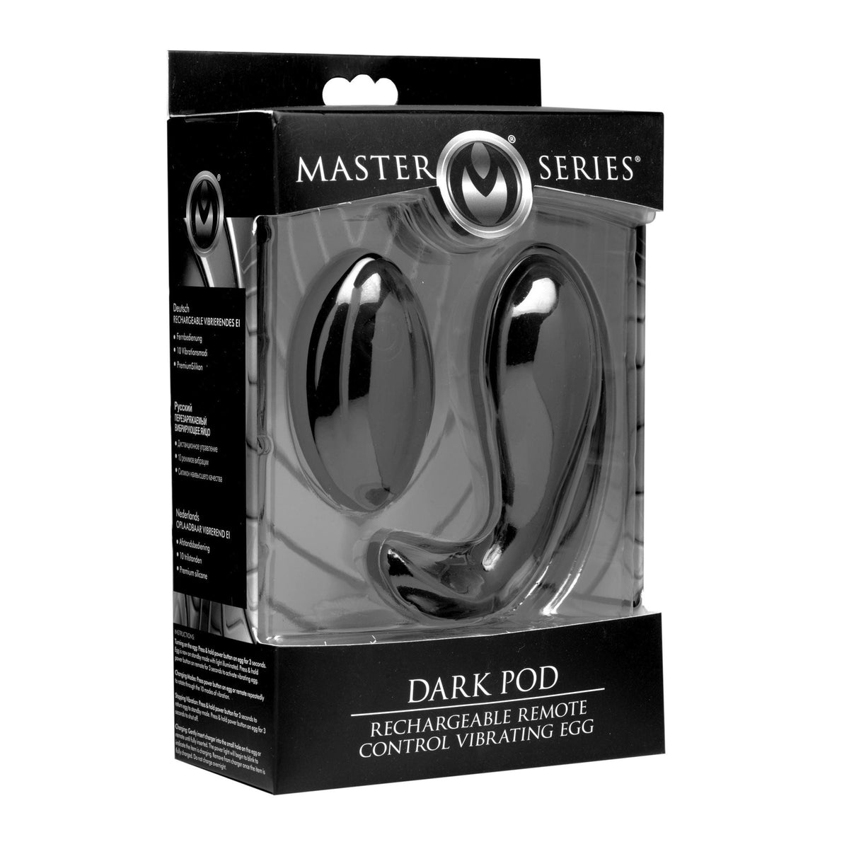 Dark Pod Rechargeable Remote Control Vibrating Egg - Royal Sins