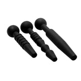 Dark Rods 3 Piece Silicone Penis Plug Set - Royal Sins