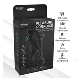 Decadence Pleasure Porpoise Cock Ring/Clit Stimulator With Remote Control - Royal Sins