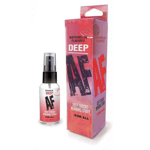 Deep AF Watermelon Flavored Deep Throat Numbing Spray 1 oz. - Royal Sins