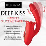 Deep Kiss Silicone Licking Rabbit Vibrator - Royal Sins