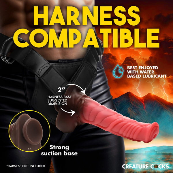 Deluxe Centaur Thrusting & Vibrating Silicone Dildo - Royal Sins