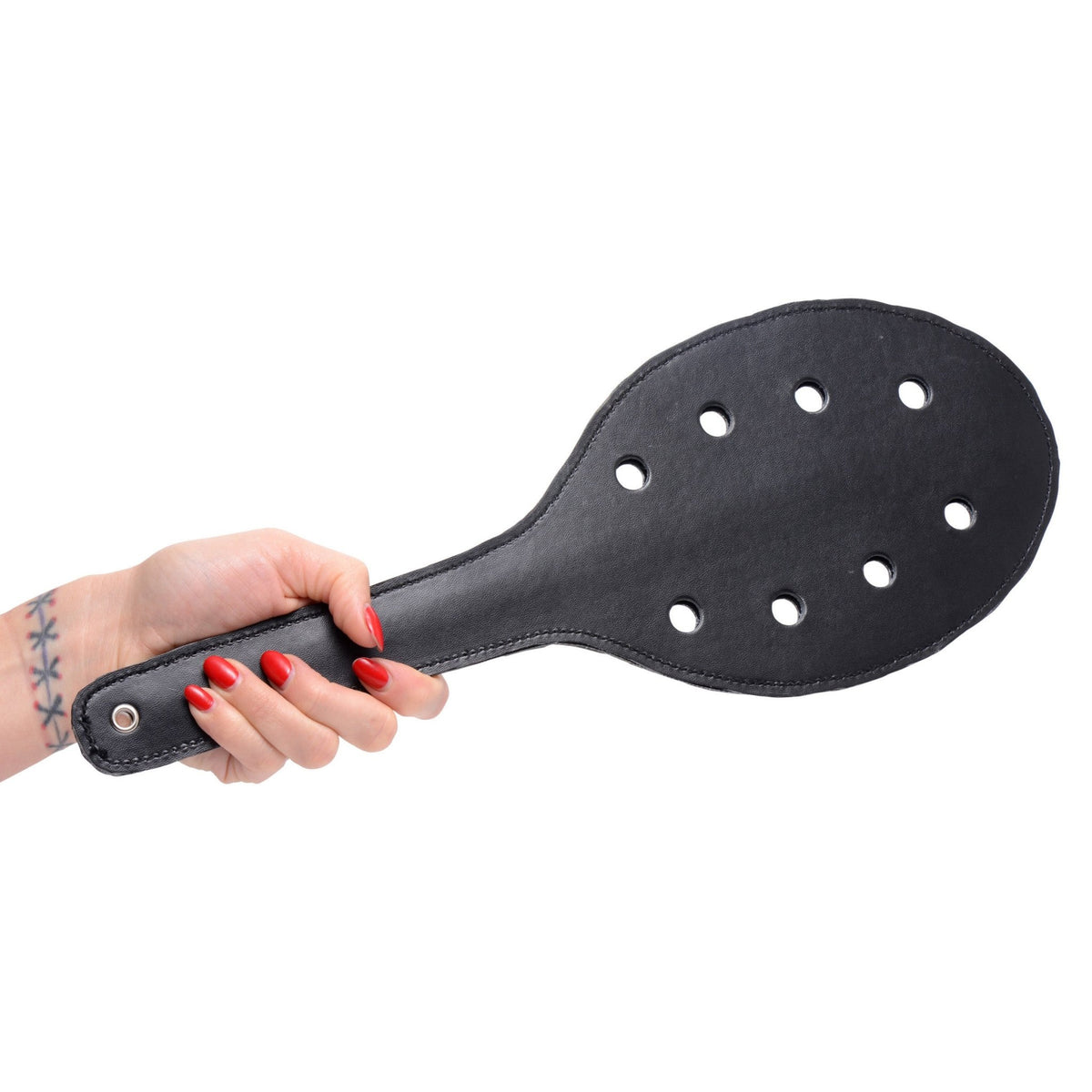 Deluxe Rounded Paddle with Holes - Royal Sins