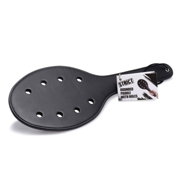 Deluxe Rounded Paddle with Holes - Royal Sins