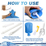 Deluxe Shower Enema Kit with 5 Tips - Royal Sins