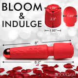 Deluxe Silicone Rose Wand - Royal Sins