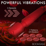 Deluxe Silicone Rose Wand - Royal Sins