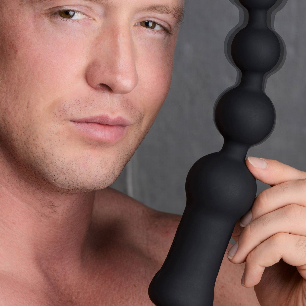 Deluxe Voodoo Beads 10X Silicone Anal Beads Vibrator - Royal Sins