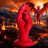 Demon Claw Fisting Silicone Dildo - Red - Royal Sins