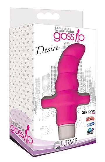 Desire Silicone Vibrating Anal Probe - Pink - Royal Sins