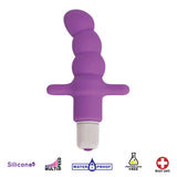 Desire Silicone Vibrating Anal Probe - Purple - Royal Sins