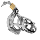 Detained Stainless Steel Chastity Cage - Royal Sins