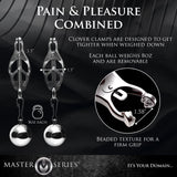 Deviant Monarch Weighted Nipple Clamps - Royal Sins