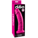 Dillio 9 in. Realistic Dildo With Suction Cup Pink - Royal Sins