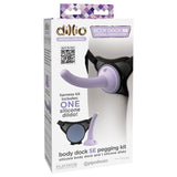 Dillio Platinum Body Dock SE Pegging Kit with 5 in. Silicone Dildo - Royal Sins