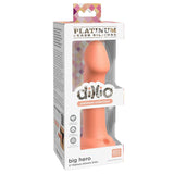 Dillio Platinum Collection Big Hero 6 in. Silicone Dildo Peach - Royal Sins
