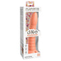 Dillio Platinum Collection Wild Thing 7 in. Silicone Dildo Peach - Royal Sins