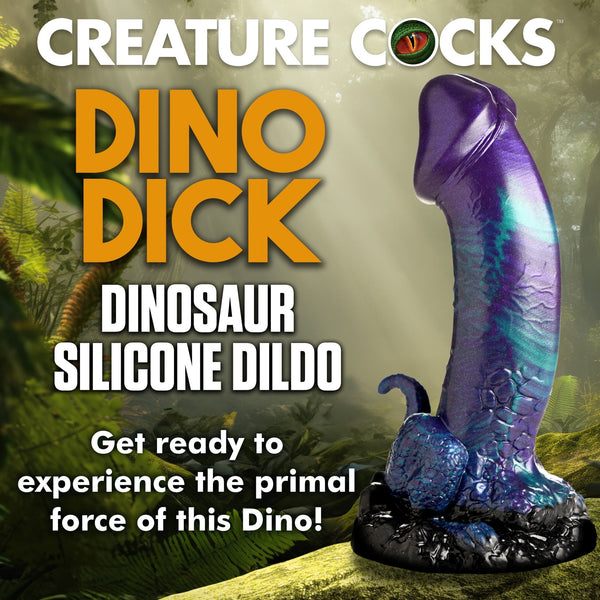 Dino - Dick Silicone Dildo - Large - Royal Sins