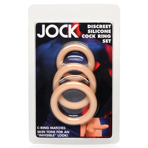 Discreet Silicone Cock Ring Set - Light - Royal Sins