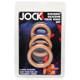 Discreet Silicone Cock Ring Set - Medium - Royal Sins