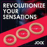 Discreet Silicone Cock Ring Set - Medium - Royal Sins