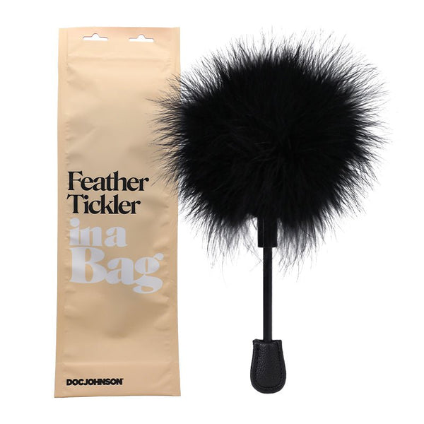 Doc Johnson Feather Tickler In A Bag Black - Royal Sins