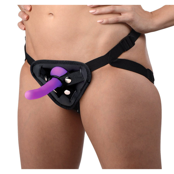 Double G Deluxe Vibrating Strap On Kit - Royal Sins