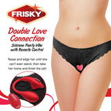 Double Love Connection Silicone Panty Vibe with Remote Control - Royal Sins