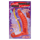 Double Penetrator Bendable C - Ring (Red) - Royal Sins