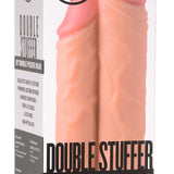 Double Stuffer 10 Inch Dildo - Light - Royal Sins